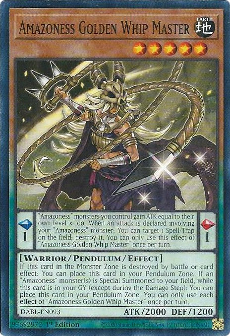 Maestra del látigo dorado de Amazoness [DABL-EN093] Común 