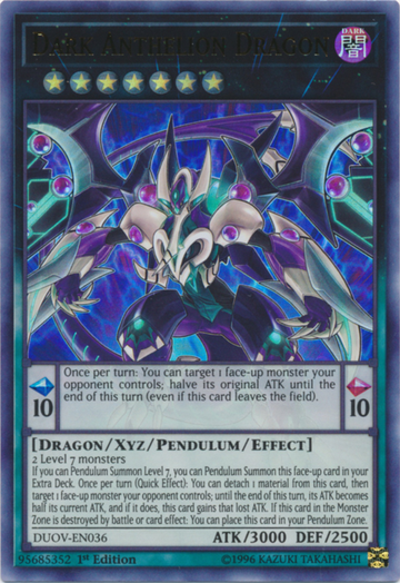 Dragón Anthelion Oscuro [DUOV-EN036] Ultra Raro 