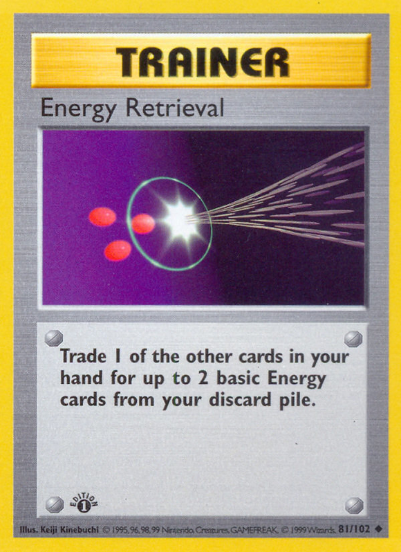 Recuperación de energía (81/102) (Shadowless) [Caja base 1.ª edición] 