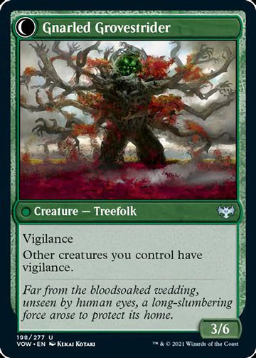 Dormant Grove // Gnarled Grovestrider [Innistrad: Crimson Vow] - 0