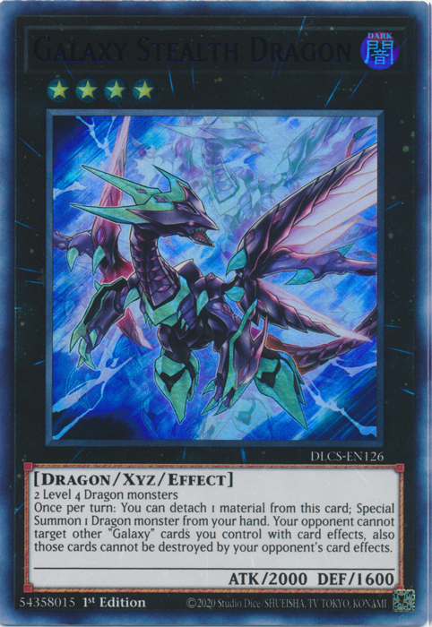 Dragón furtivo galáctico (morado) [DLCS-EN126] Ultra raro 