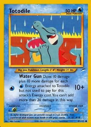 Totodile (85/105) [Neo Destino ilimitado] 