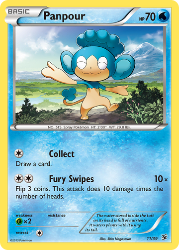 Panpour (39/11) [XY: Conjunto inicial de Kalos] 