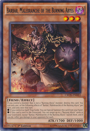 Barbar, Malebranche del Abismo Ardiente [CROS-EN083] Raro 