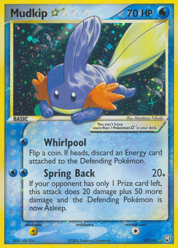 Mudkip Star (107/109) [EX: El Equipo Rocket regresa] 