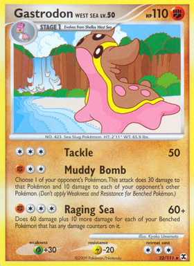 Gastrodon del Mar del Oeste (22/111) [Platino: Rising Rivals] 