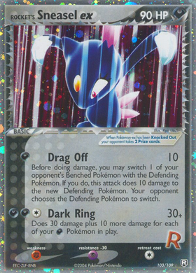 Ex Sneasel de Rocket (103/109) [EX: El regreso del Equipo Rocket] 