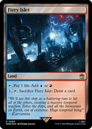 Islote ardiente (Surge Foil) [Doctor Who] 