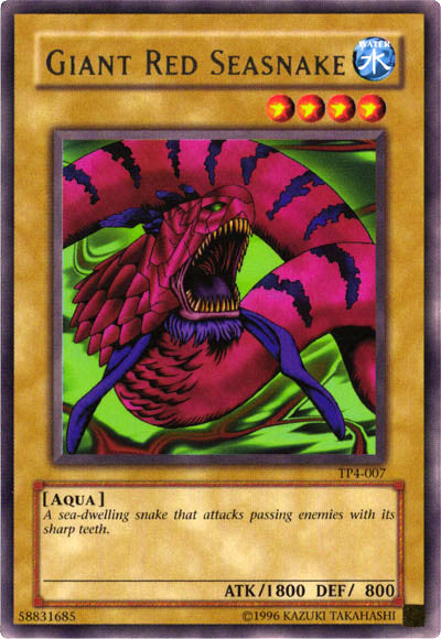 Serpiente marina roja gigante [TP4-007] Rara 