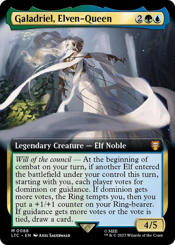 Galadriel, reina elfa (ilustración ampliada) [El Señor de los Anillos: Cuentos de la Tierra Media Comandante] 