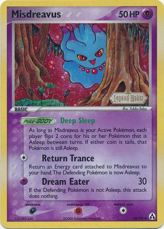 Misdreavus (40/92) (Estampado) [EX: Creador de leyendas] 