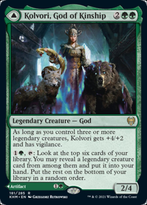 Kolvori, dios del parentesco // La cresta Ringhart [Kaldheim] 