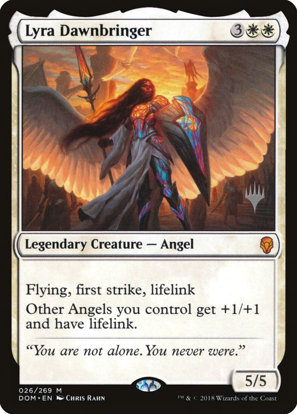 Lyra Dawnbringer (Paquete promocional) [Dominaria Promos] 