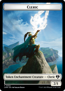 Elf Warrior // Cleric Double-Sided Token [Commander Masters Tokens]-2