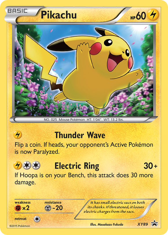 Pikachu (XY89) (Cofre de coleccionista) [XY: Black Star Promos] 