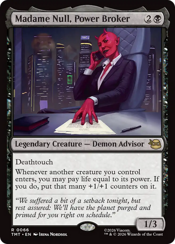Madame Null, Power Broker [Teenage Mutant Ninja Turtles]