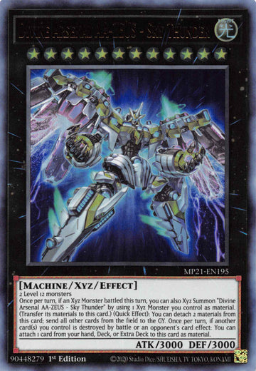 Arsenal Divino AA-ZEUS - Trueno Celestial [MP21-EN195] Ultra Raro 