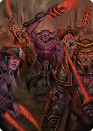 Tarjeta de arte de Insurrección [Serie de arte de Commander Masters] 