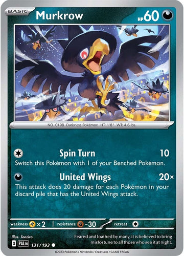 Murkrow (131/193) [Scarlet &amp; Violet: Paldea evolucionada] 
