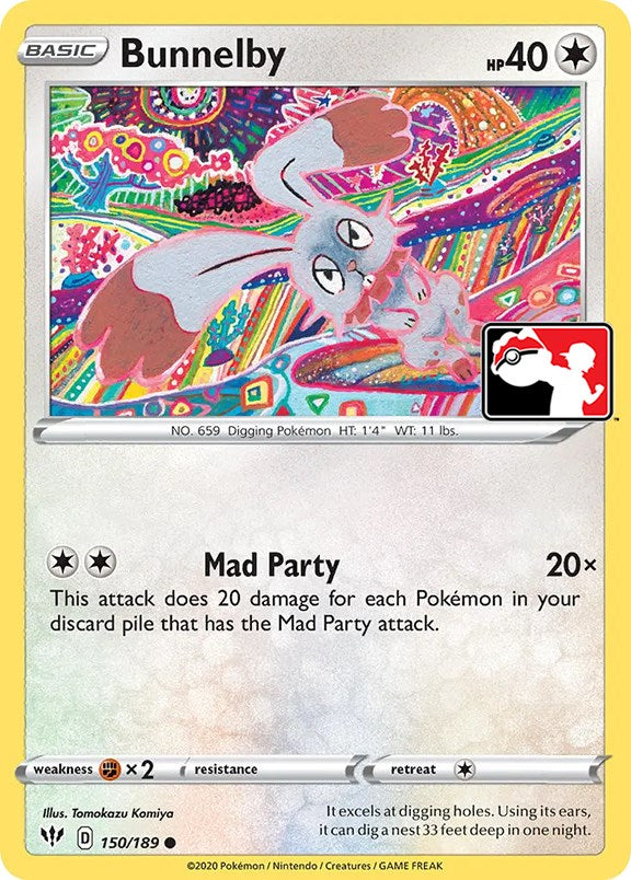 Bunnelby (150/189) [Paquete de premios Serie Uno] 