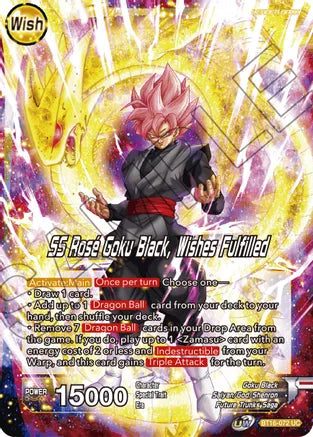 Zamasu // SS Rose Goku Black, Deseos Cumplidos (BT16-072) [Reino de los Dioses]  - 0