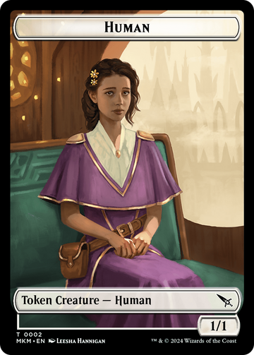 Detective // Human Double-Sided Token [Murders at Karlov Manor Tokens] - 0