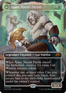 Ajani, Nacatl Pariah // Ajani, Nacatl Avenger (Borderless) (Textured Foil) [Modern Horizons 3]-1