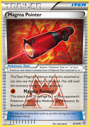 Puntero de magma (24/34) [XY: Doble crisis] 