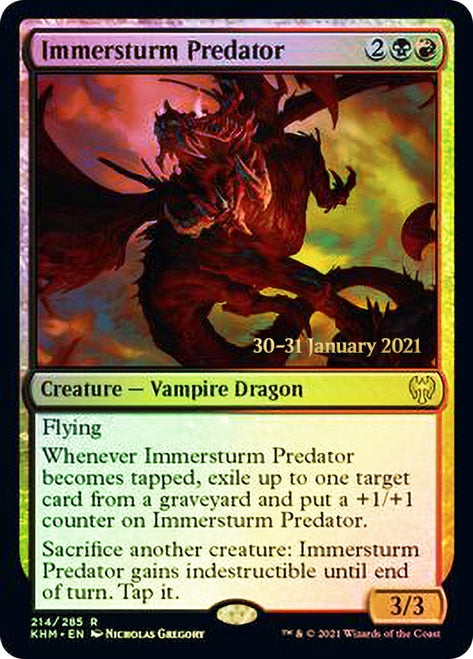 Immersturm Predator [Promociones de presentación de Kaldheim] 