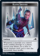 Samurai // Kaito Shizuki Emblem Double-Sided Token [Kamigawa: Neon Dynasty Tokens]-2