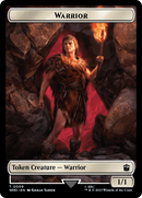 Warrior // Treasure (0028) Double-Sided Token [Doctor Who Tokens]-1