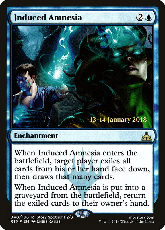 Amnesia inducida [Promociones previas al lanzamiento de Rivals of Ixalan] 