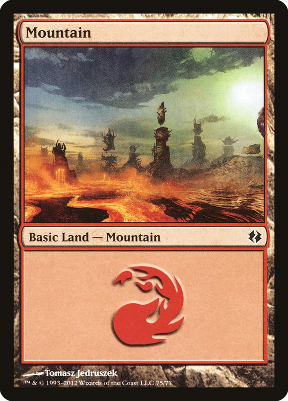 Montaña (75) [Duel Decks: Venser vs. Koth] 