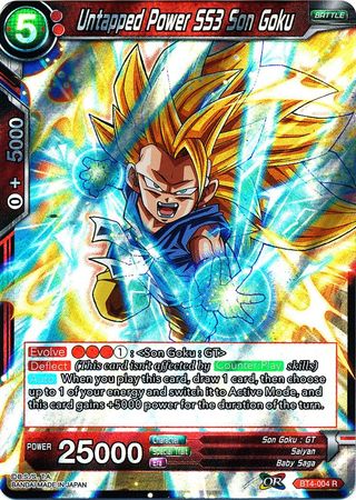 Poder sin explotar SS3 Son Goku (BT4-004) [Guerra colosal] 