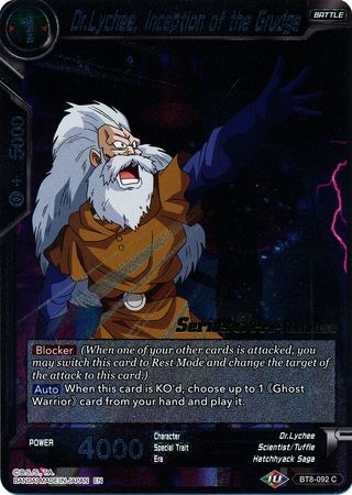 Dr. Lychee, El origen del rencor (BT8-092_PR) [Promociones previas al lanzamiento de Malicious Machinations] 