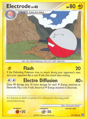 Electrodo (37/100) [Diamante y Perla: Frente Tormenta] 