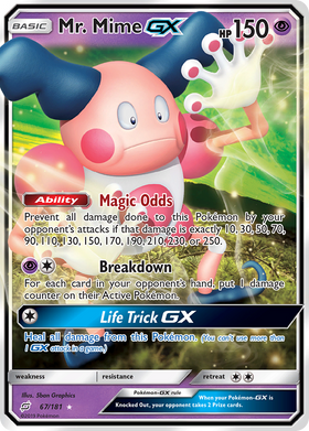 Mr. Mime GX (67/181) [Sol y Luna: Trabajan juntos] 