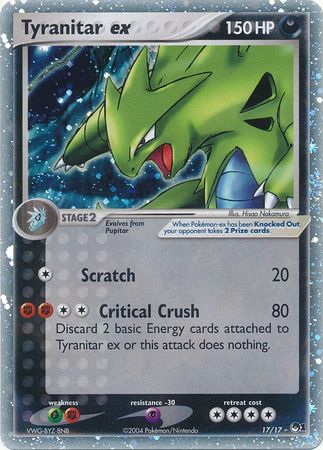Tyranitar ex (17/17) (Holo) [Serie POP 1] 