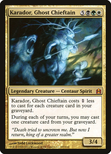 Karador, el jefe fantasma [Commander 2011] 