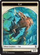 Cat // Soldier Double-Sided Token [Commander 2018 Tokens]-1