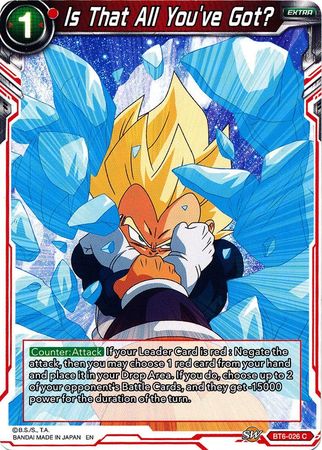 ¿Eso es todo lo que tienes? (BT6-026) [Reyes Destructores] 