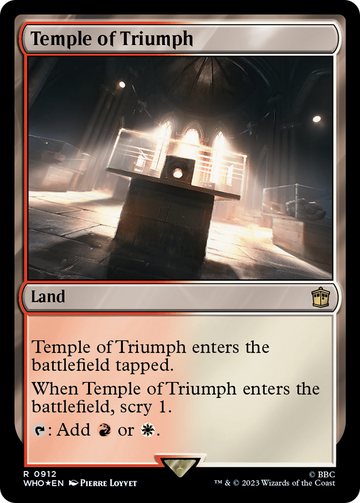 Templo del Triunfo (Surge Foil) [Doctor Who] 