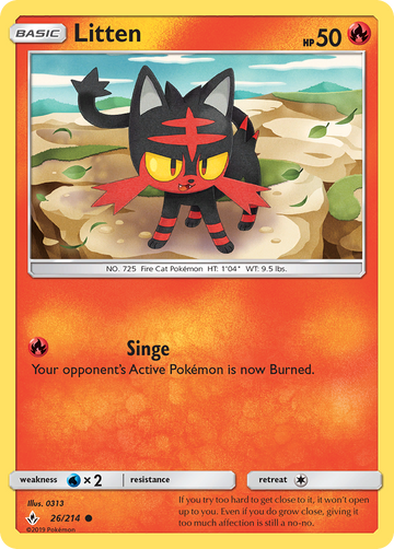 Litten (26/214) [Sol y Luna: Lazos inquebrantables] 
