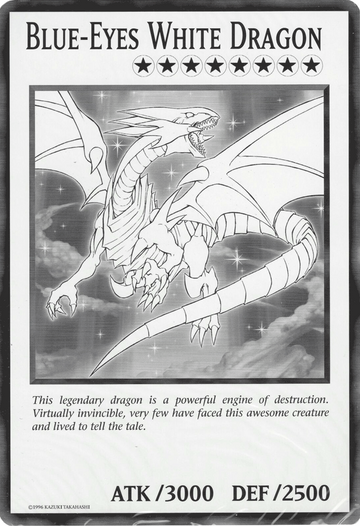 Dragón blanco de ojos azules (de gran tamaño) común 