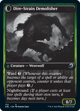 Burly Breaker // Dire-Strain Demolisher [Innistrad: Double Feature] - 0
