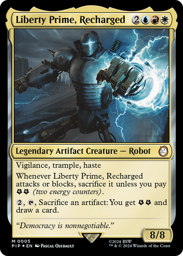 Liberty Prime, recargada [Fallout] 