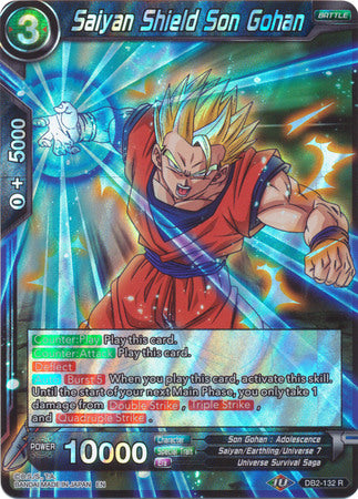 Escudo Saiyan Son Gohan (DB2-132) [Divine Multiverse] 