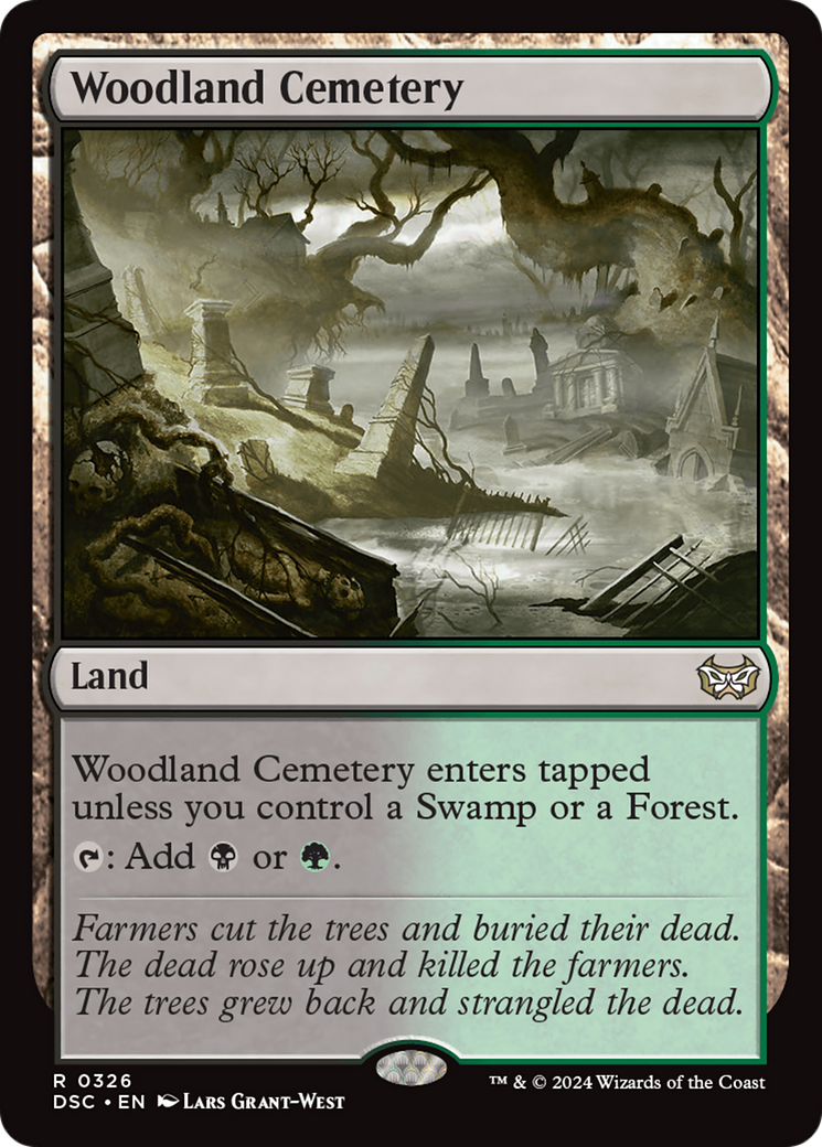 Woodland Cemetery [Duskmourn: House of Horror Commander] - 0