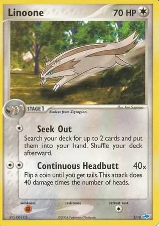 Linoone (3/10) [EX: Kit de entrenamiento - Latios] 
