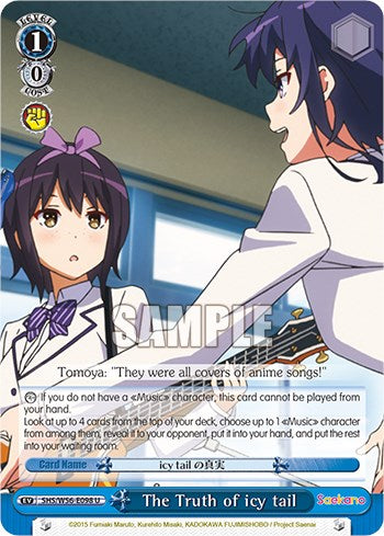La verdad sobre la cola helada [Saekano: Cómo criar a una novia aburrida] 